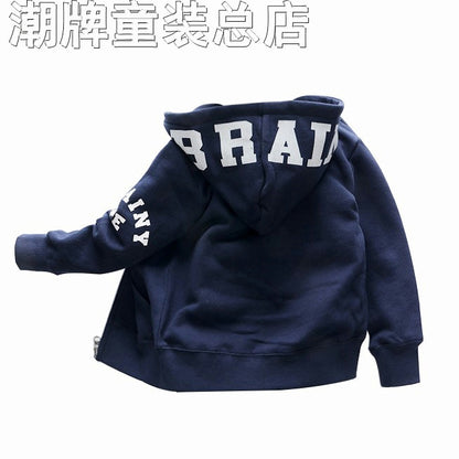 Japanese Fashion Brand BAPE Children's Clothing Spring and Autumn Middle and Big Children's Ape Head Zipper Boys and Girls Baseball Uniform Children's Jacket
