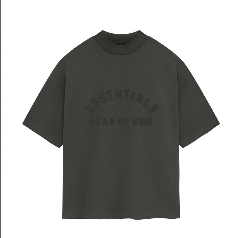 Trendy luxury ESSENTIALS girls' short-sleeved Heavy children's T-shirt children's clothing