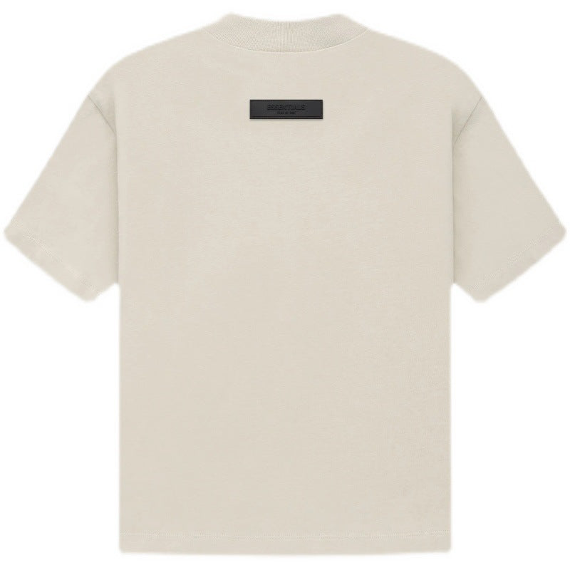 2022 cross-border children's clothing ESSENTIALS children's 1977 short-sleeved T-shirt European and American loose FOG double line