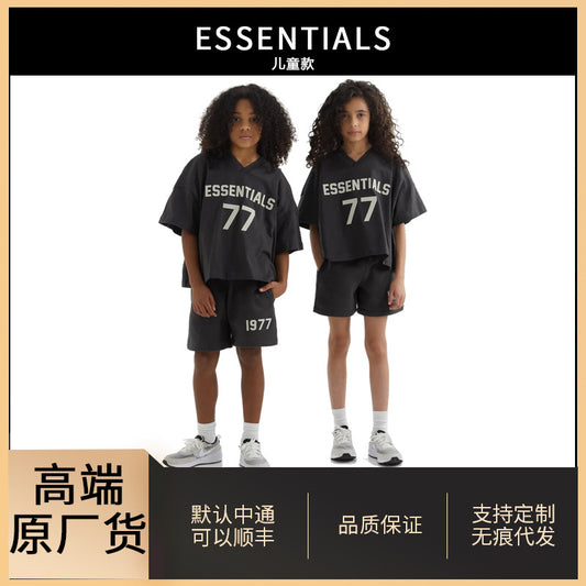 Essentials children's T-shirt FOG niche fashion brand American loose cotton short sleeve High Street Wholesale