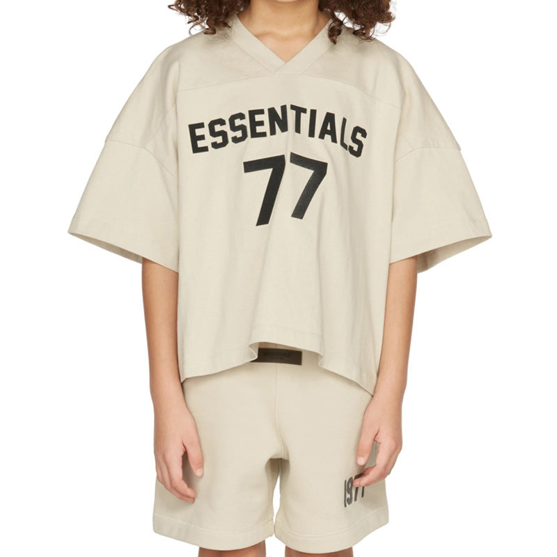 Essentials children's T-shirt FOG niche fashion brand American loose cotton short sleeve High Street Wholesale