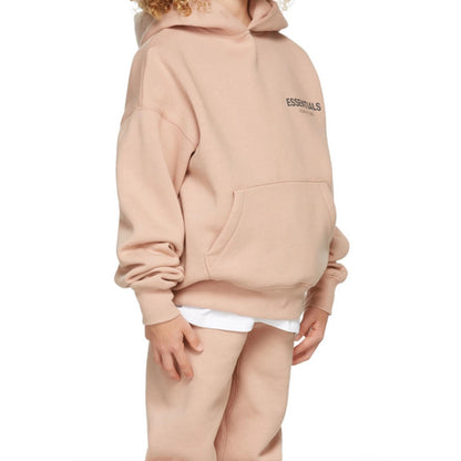 FOG fashion brand children's clothing essentials22 autumn and winter New dirty pink women's children's loose plus velvet sweater