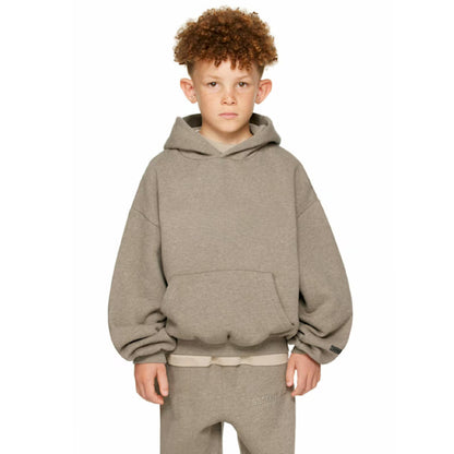 Essentials Hhh Multi-Thread American Trendy Brand Fleece-Lined Autumn and Winter Heavy Loose Hoodie Kidsren's Sweatshirt