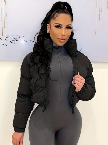 S390799 Autumn and Winter Popular Women's Cotton Clothing European and American Short Women's Cotton Jacket Jacket