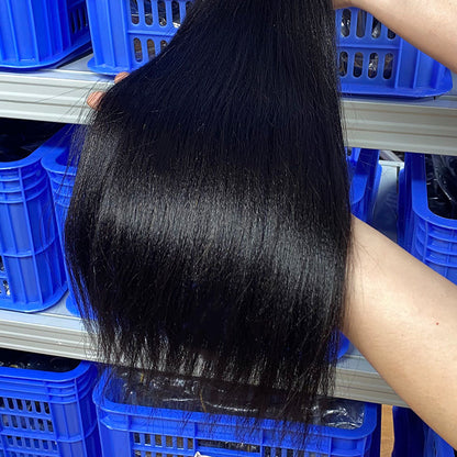 Real Hair Wig Film Hair Yaki Tape in Extensions Human Hair Export Wig