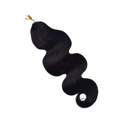 Wig Human Hair Crochet Braided Hair Real Hair Full Head Human Hair Wig European and American Cross-Border Human Hair