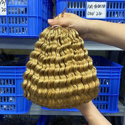 Source Factory Human Hair Wig Crochet Hair Extension Crochet Hair Humanhair Export Wig