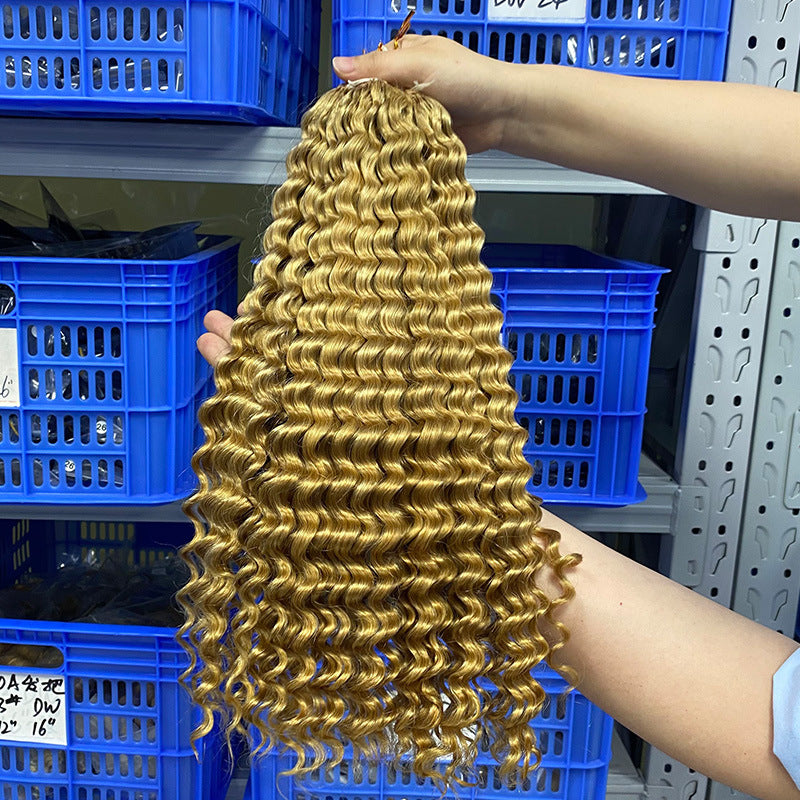 Source Factory Human Hair Wig Crochet Hair Extension Crochet Hair Humanhair Export Wig