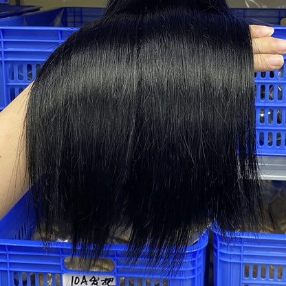 Manufacturer's Ready-Made Real Hair Wig Crystal Line Stick Hair Extension I-Tip Human Hair Wig Cross-Border Wig