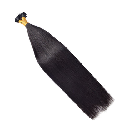 Manufacturer's Ready-Made Flat Hair Extensions for Women Flat Tip Human Hair Invisible Traceless Human Hair Wigs