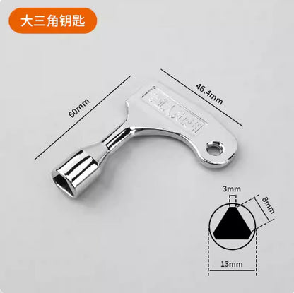 Multifunctional Key Four-Corner Triangle Cross Elevator Water Meter Electric Control Cabinet Faucet Accessories
