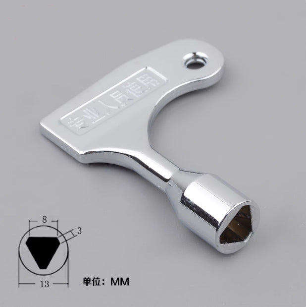 Multifunctional Key Four-Corner Triangle Cross Elevator Water Meter Electric Control Cabinet Faucet Accessories