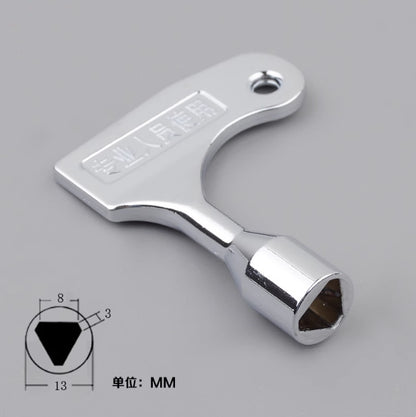 Multifunctional Key Four-Corner Triangle Cross Elevator Water Meter Electric Control Cabinet Faucet Accessories