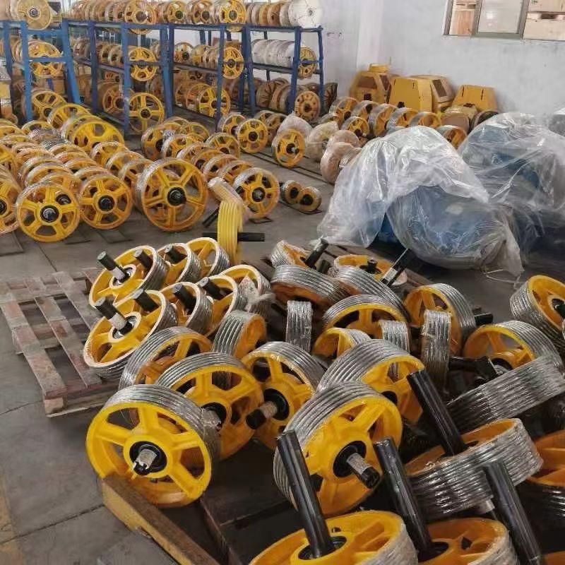 Kone Elevator Anti-Rope Wheel Cast Iron Nylon Wheel Counterweight Wheel Machine Room Guide Wheel Car Top Car Bottom Wheel Traction Wheel