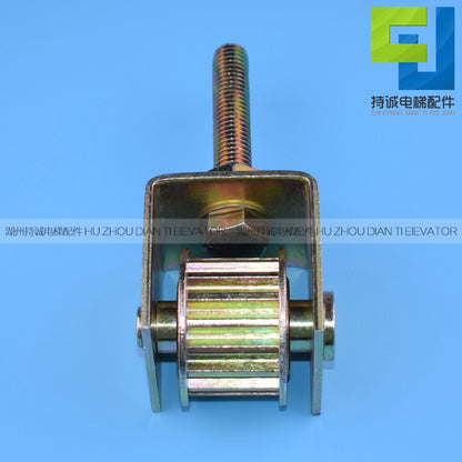 Applicable to Hitachi Elevator door machine pulley with pedal movable wheel with bracket Guangri car door driven wheel accessories