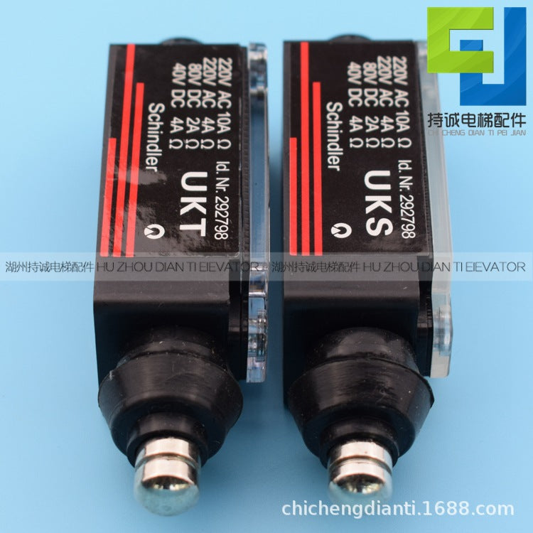 Applicable to Mitsubishi Elevator limit travel switch UKS UKT speed limiter buffer tension wheel reset accessories
