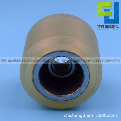Applicable to Mitsubishi escalator armrest belt wheel pressure belt wheel roller iron core 60*55*6202 belt wheel
