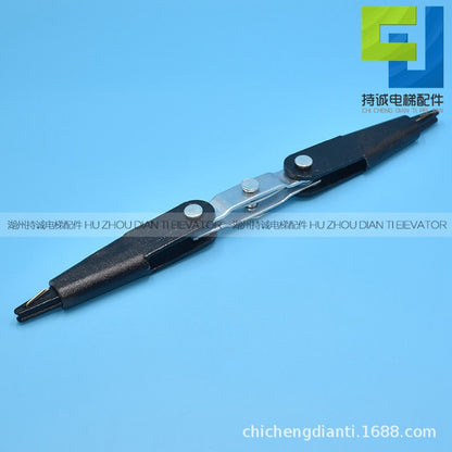 Elevator speed limiter wire rope connection rope head combination tensioning device steel belt clamp rope head rod 6 8mm accessories