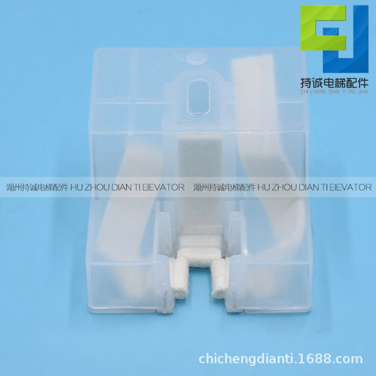 Applicable to Kone elevator transparent small square oil cup oil pot ZK11070 A0800027 guide rail oil receiving box accessories