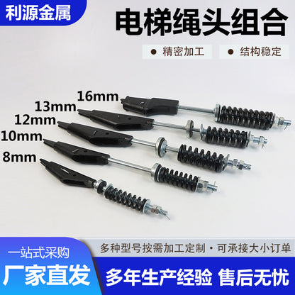 Kangli Elevator Parts, Lifting Gear, Steel Wire Rope, Rope End Fittings, Rope Clamp Bars, Rope Clamp Cone Sets, Clamps, and Other Elevator Accessories