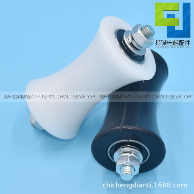 Applicable to Mitsubishi Giant Kone Xizi Otis elevator compensation chain guide rubber wheel 55*88