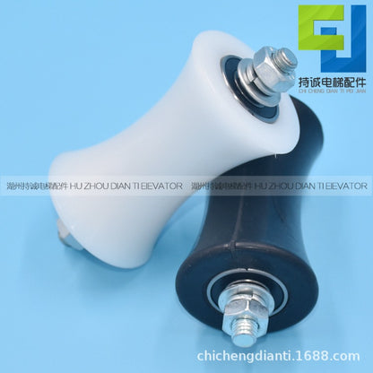 Applicable to Mitsubishi Giant Kone Xizi Otis elevator compensation chain guide rubber wheel 55*88