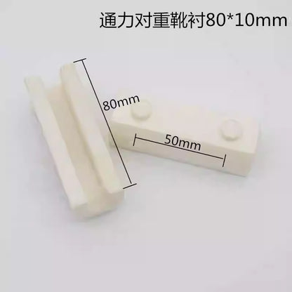 Kone Elevator Counterweight Guide Shoe Auxiliary Rail Guide Shoe Lining 80*10/16mm Car Sliding Guide Shoe Elevator Accessories