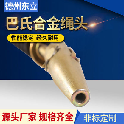 Elevator Rope End Assembly, Steel Wire Rope Cone Set, Clamp Accessories, Stainless Steel Lift Passenger Elevator for Home Use