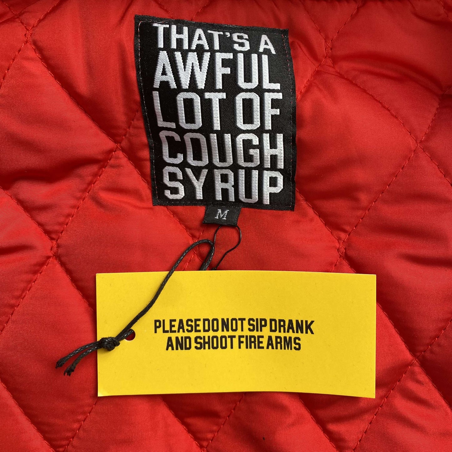 That's A Awful Lot of Cough Syrup