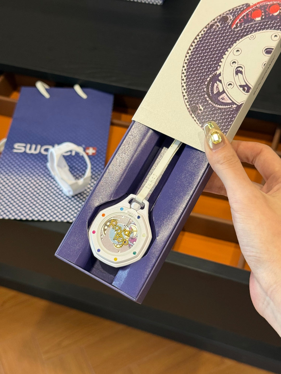 Swatch x AP Royal Pop