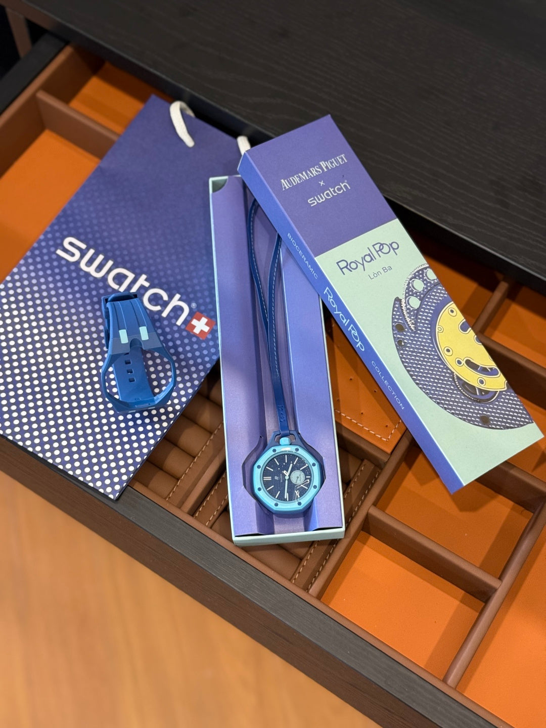 Swatch x AP Royal Pop