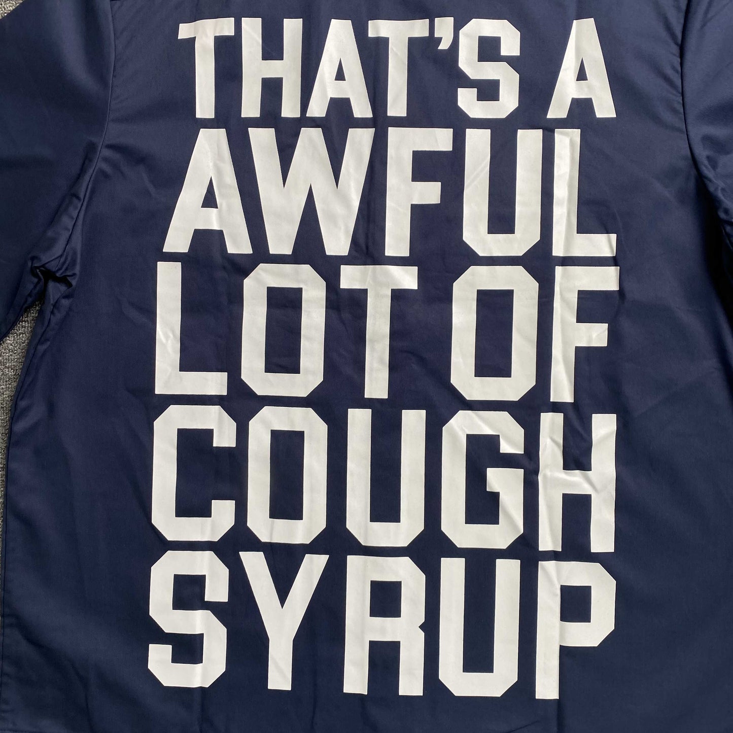 That's A Awful Lot of Cough Syrup