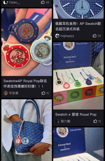 Swatch x AP Royal Pop