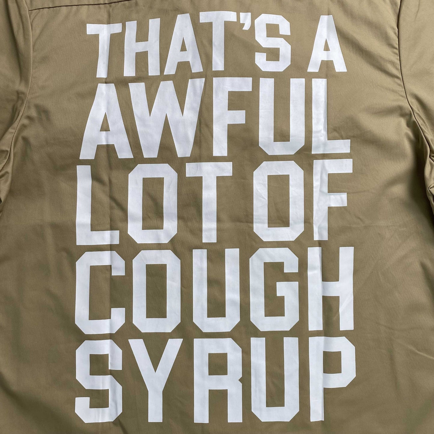 That's A Awful Lot of Cough Syrup
