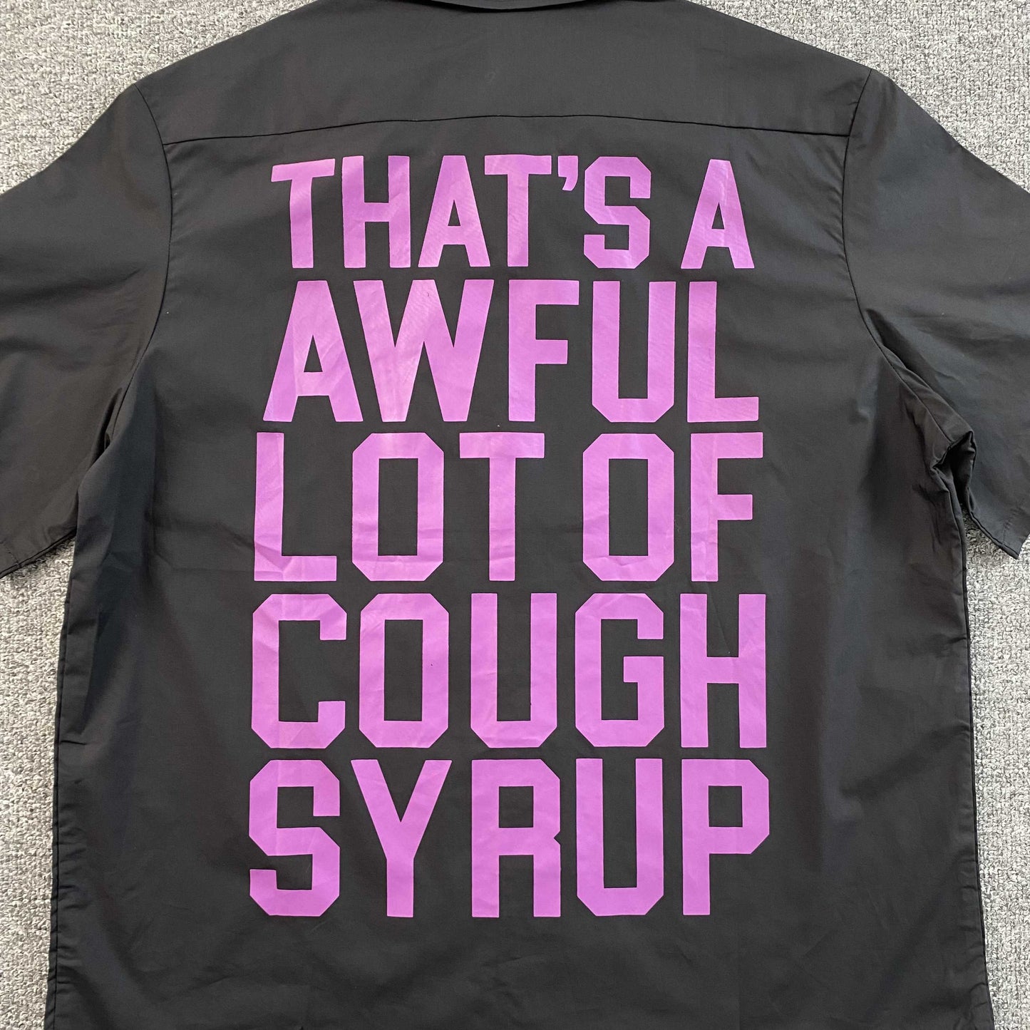 That's A Awful Lot of Cough Syrup