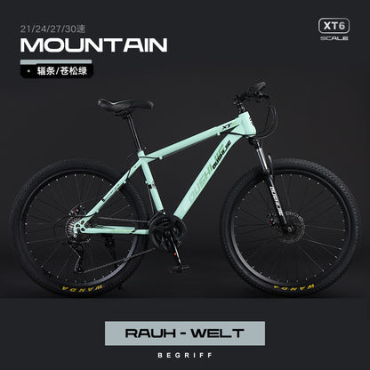 Mountain Bike Men and Women Adult Commuter Teenagers Variable Speed Student Shock Absorption off-Road Racing Bike Cross-Border