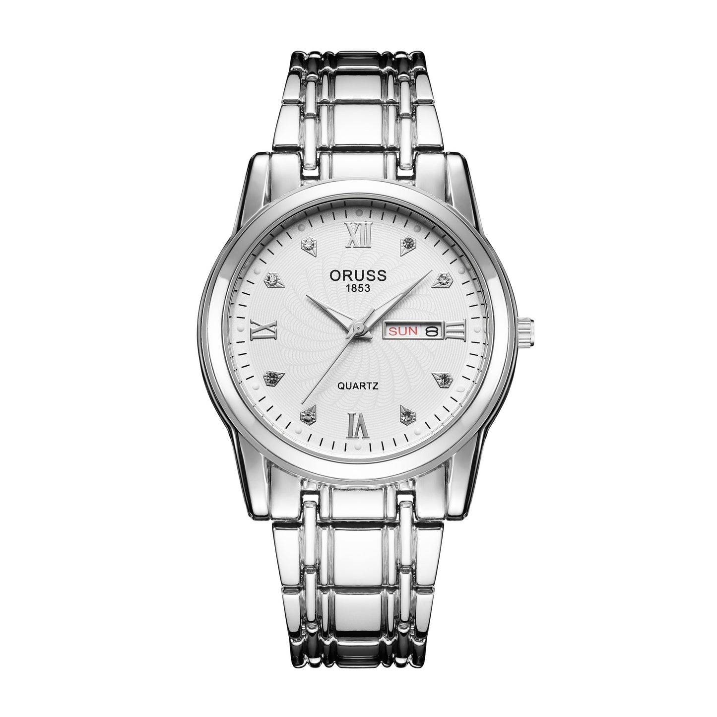 Counter Automatic Movement Watch Men's Calendar Luminous Waterproof Ultra-thin Non-mechanical Watch Steel Domestic Watch Men
