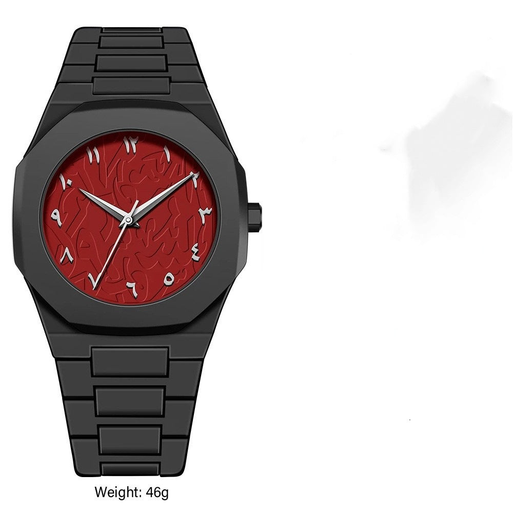 2025 Watch Men's Wristwatch Arabic Numeral Dial Plastic Men's Quartz Watch Women's Watch Wholesale Quartz Watch Wristwatch