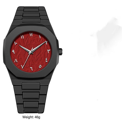 2025 Watch Men's Wristwatch Arabic Numeral Dial Plastic Men's Quartz Watch Women's Watch Wholesale Quartz Watch Wristwatch