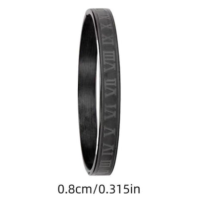 European and American Cross-Border Stainless Steel Bracelet, Titanium Steel Nail Bracelet for Women, Non-Fading, Simple, Versatile, Fashionable and Elegant Bracelet
