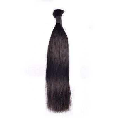 European and American Cross-Border Dreadlock Hair Extensions Straight Human Hair Bulk Hair Human Hair Full Real Hair Wig