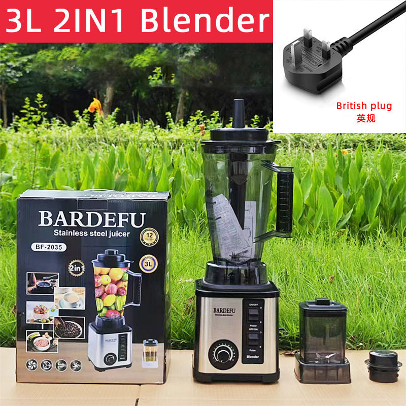 4Lblender Cross-Border North American Stainless Steel Food Processor Large Capacity Blender Juicer Mixer Meat Grinder