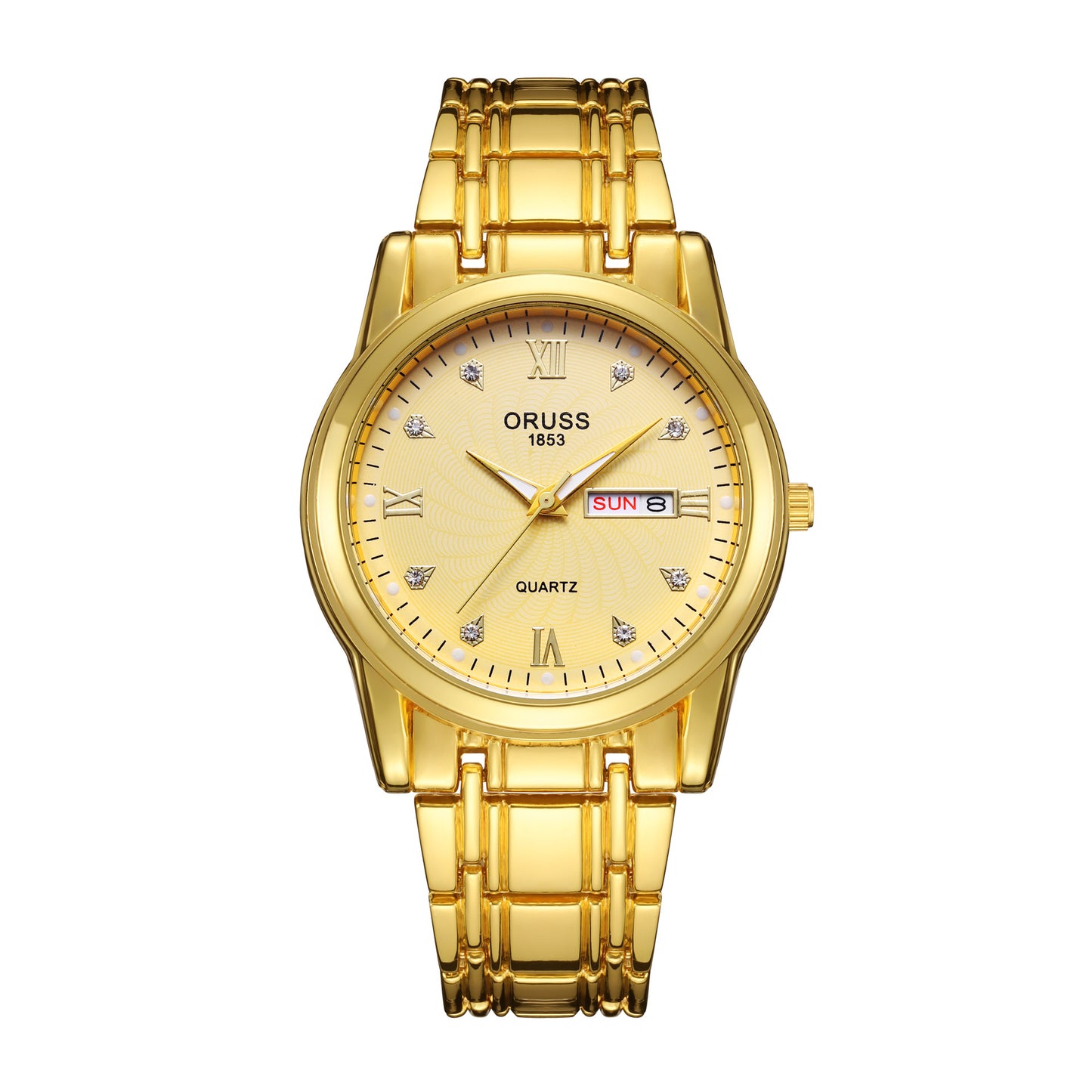 Counter Automatic Movement Watch Men's Calendar Luminous Waterproof Ultra-thin Non-mechanical Watch Steel Domestic Watch Men