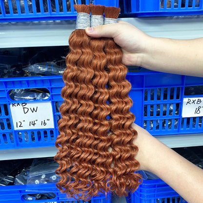 Deep wave real hair dirty braids Boho braids wig full human hair