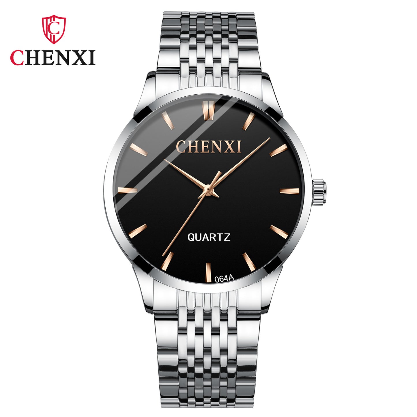 Dawn Men's Simple Business Watch Shake Voice Live Cross-border Foreign Trade Factory Wholesale Steel Belt Luminous Quartz Watch