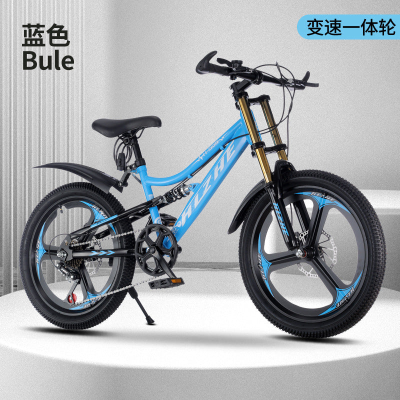 Children's Mountain Bike Cycling Road Bike Double Shock-Absorbing Cycling Bicycle Men's and Women's Same Bicycle Student Cycling Bicycle