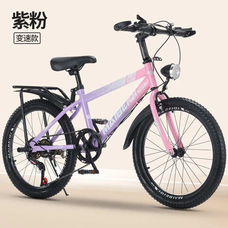 Children's Mountain Bike Primary and Secondary School Students Variable Speed Mountain Bike 8-14 Years Old Middle and Big Children Teenagers Outdoor Road Bike