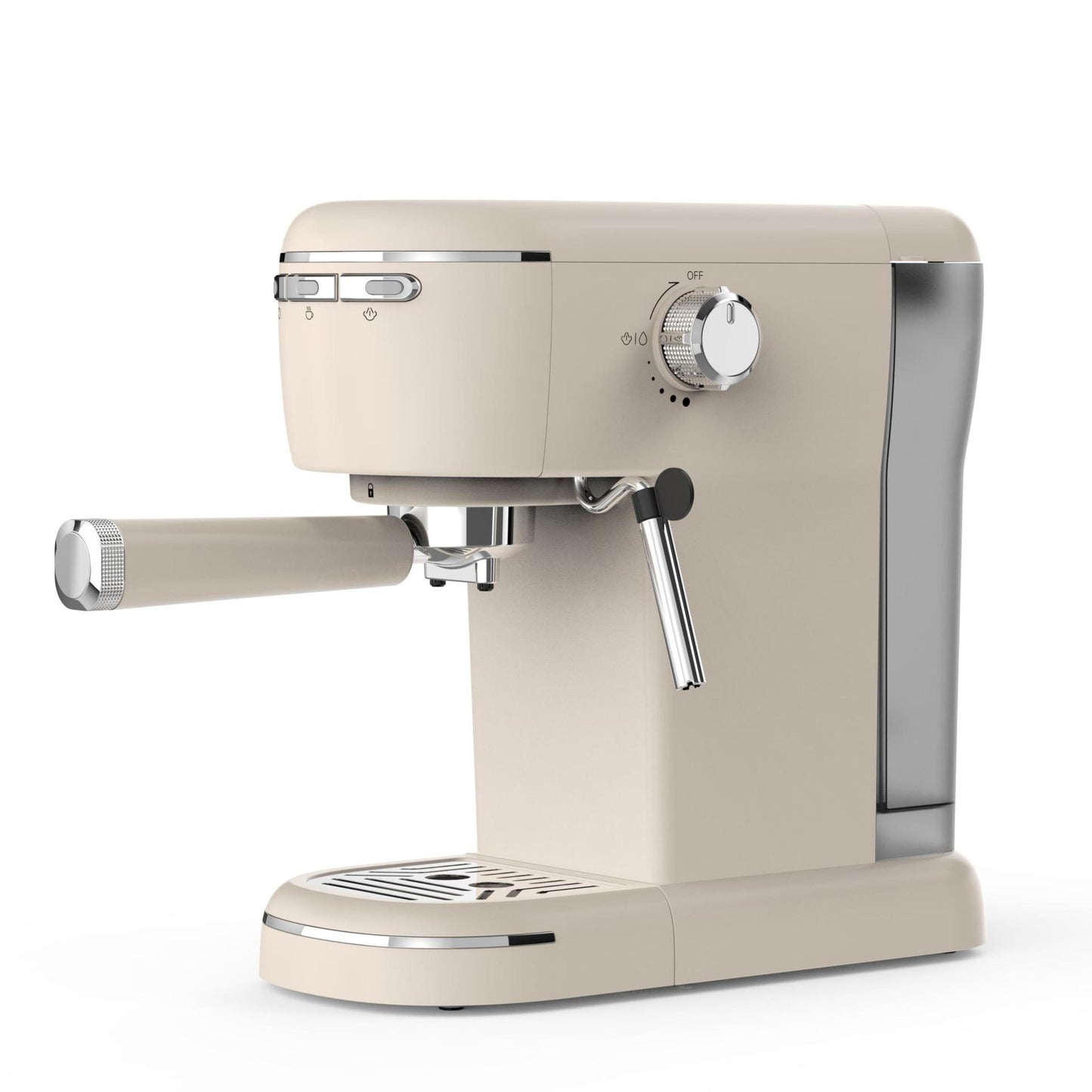 Coffee machine espresso coffee machine visual fully semi-automatic household milk bubble machine small grinder electric 110V US gauge