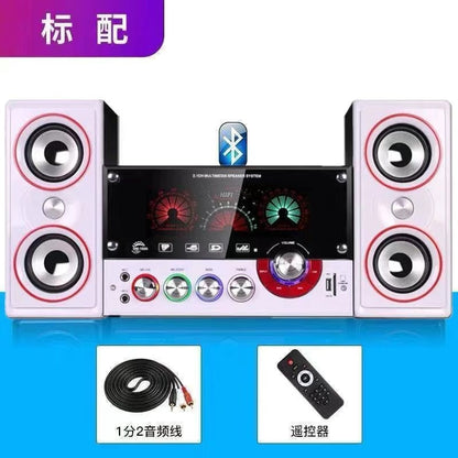 Xianke Computer Audio Desktop Home Overweight Subwoofer Desktop Notebook 2.1 Active Game Bluetooth Speaker