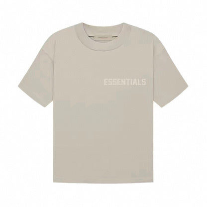 ESSENTIALS Children's Pure Cotton Short-sleeved T-shirt Summer High School Children's Summer Dress Fashionable Brand Fried Street T-shirt Western Style Children's Dress